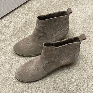 Tan booties